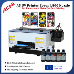 A5 UV Printer Epson L800 Print Head UV Flatbed Printer For Phone Case 【EU STOCK] - Bild 1 von 16