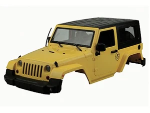 JEEP RUBICON SCALE 1:10 TODOTERRENO CARROCERÍA AMARILLO ABS PLÁSTICO UVP 87,-€ - Imagen 1 de 1
