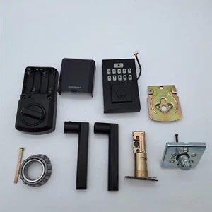 Kwikset SmartCode 260 Keyless, Electronic Keypad, Auto-Lock, Matte Black *READ* - Picture 1 of 4