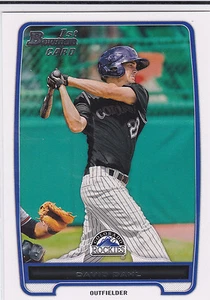 Tarjeta de borrador de David Dahl Colorado Rockies 2012 Bowman - Imagen 1 de 1