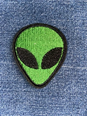 ALIEN Embroidery Patch NEW Iron On 11.5 - Image 1 of 4