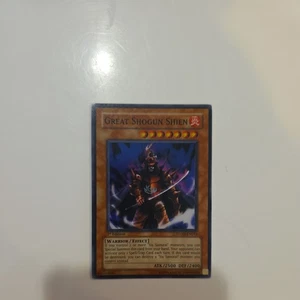 Yugioh Great Shogun Shien STON-EN013 Super Rare 1st Ed NM - Picture 1 of 7