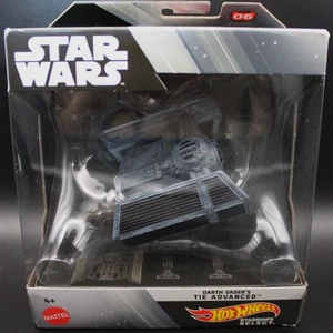 Hot Wheels Star Wars Starships Select 06 Darth Vader's Tie Advanced Sealed - Picture 1 of 6