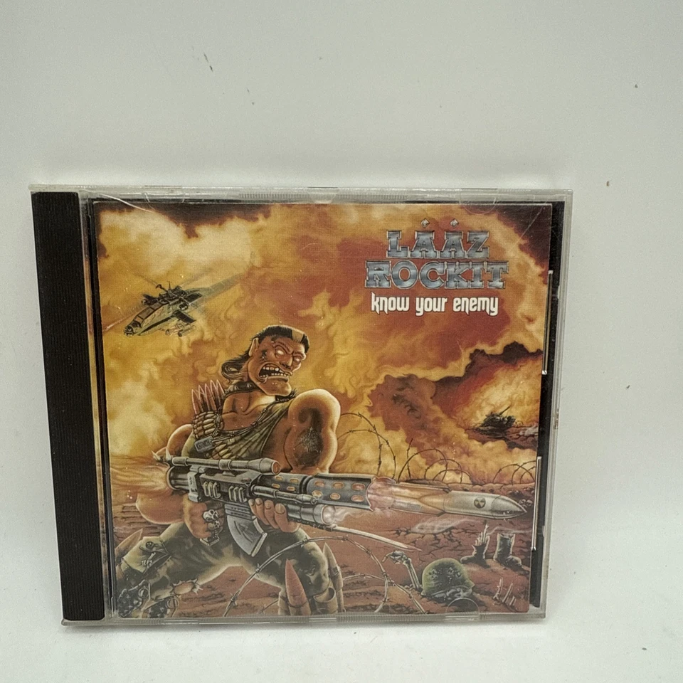 Laaz Rockit – Know Your Enemy CD (Repress of their 1987 album) Enigma CDE-73305 Foto 1 de 4