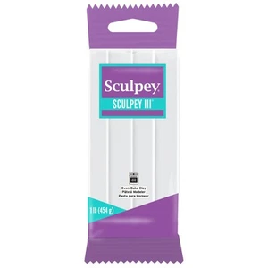 Polymer Clay White 1 lb - Oven Bake, Non-Toxic, Sculpt Jewelry & Crafts - Picture 1 of 8