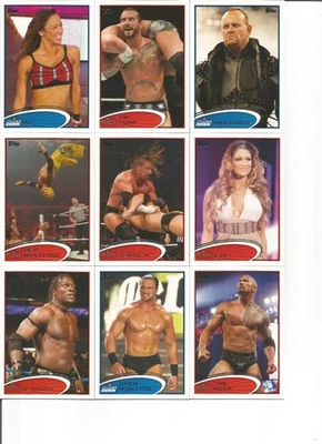 2012 WWE Topps Pick Your Card Buy 4 or more and save 25% - Image 1 of 3