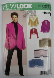 New Look 6536 Uncut Sewing Pattern Jacket, XS-S-M-L-XL - Picture 1 of 6