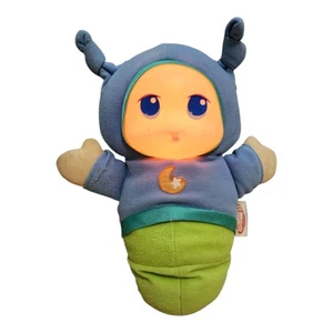 Playskool Hasbro 2011 Blue Lullaby Gloworm Glow Worm Music Toy 9" Plush Tested - Picture 1 of 3
