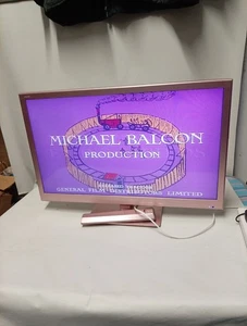 Sharp Aquos 24" HD Freeview TV with Remote & DVD Player LC-24DHF4011KR Rose Pink - Picture 1 of 10