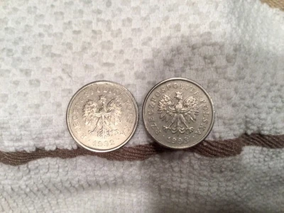 Moneda de 1 zloty Polonia 1992 y 1993 Foto 1 de 4