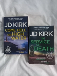 JD Kirk Paperback Book Bundle X 2 A DCI Jack Logan Crime Thriller Free UK Post - Imagen 1 de 4