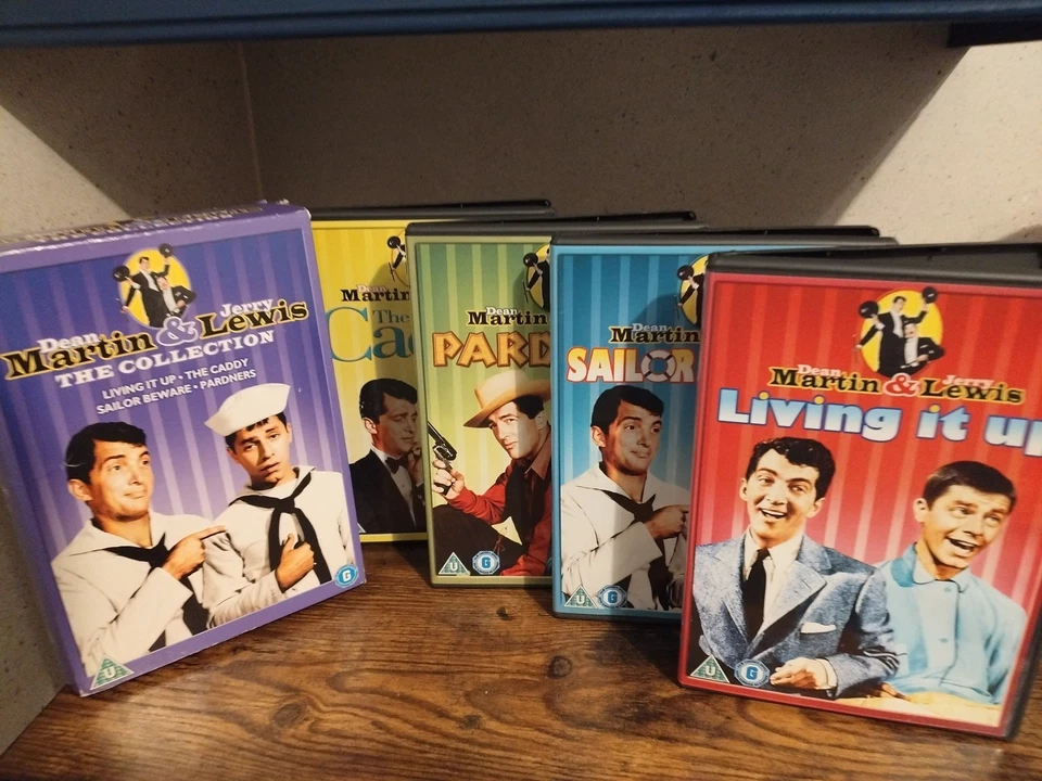 Jerry Lewis & Dean Martin- The Collection 4 dvd box set *VGC* - Image 1 of 4