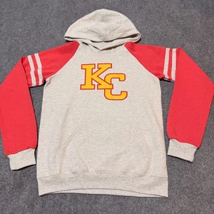 Kansas City Chiefs Hoodie Herren Small Grau Sweatshirt Pullover NFL Jerzees - Bild 1 von 12
