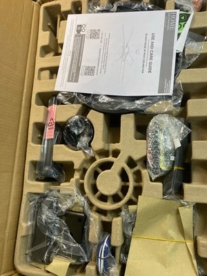 HDC 59260 Blakeridge 60" White LED Bronze Ceiling Fan w/Light Kit & Remote - Image 1 of 3