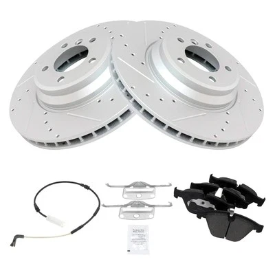 TRQ BKA21184 Brake Kit For BMW 335i xDrive 2010-2013 Front 34112283865 Foto 1 de 4