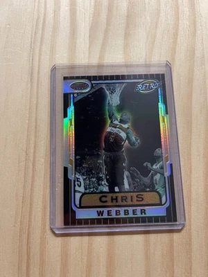 1996-97 Bowman's Best Chris Webber ретро переливающаяся карточка NoTB2 Sacramento Kings - Изображение 1 из 2