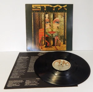 STYX The Grand Illusion Vinyl Record LP 1977 G+ - Imagen 1 de 2