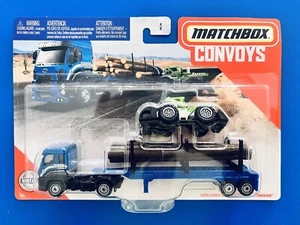 2020 Matchbox Convoys 2013 FORD CARGO PRIME MOVER, LOG SEMI TRAILER & FORKLIFT - Picture 1 of 9