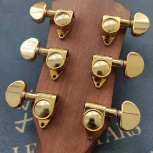 3L3R Gold Acoustic Electric Guitar Tuners Tuning Pegs Sealed Keys Machine Heads - Picture 1 of 6