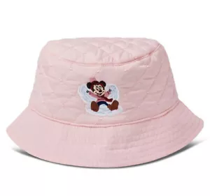 Disney Kids Bucket Hat Minnie Mouse Winter Snow Angel Disneyland World Girls - Picture 1 of 18