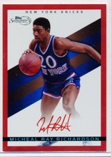 2008-09 TOPPS SIGNATURE FACSIMILE RED #TS-MRR MICHEAL RAY RICHARDSON 258/869