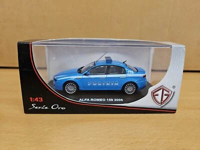 ALFA ROMEO 159 2006 POLICÍA EDISON JUGUETES POR EJEMPLO 1:43 AZUL AZUL  Foto 1 de 4