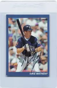 Mike Matheny Brewers Testimonial Traktat signiertes Auto *K1981 - Bild 1 von 2