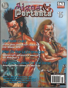 Signs & Portents magazine #15 d20 System Dungeons & Dragons Paranoia Babylon 5 - Picture 1 of 2
