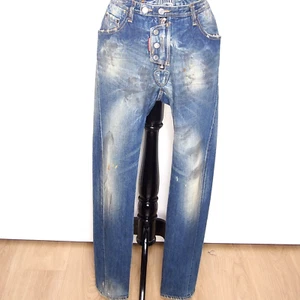 Dsquared2 Jeans Skinny Leg Blue Denim Distressed Womens Size IT 42 US 6 - Picture 1 of 7
