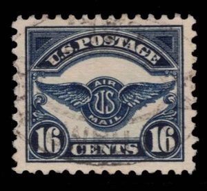 MOMEN: US STAMPS #C5 AIRMAIL USED PSE GRADED CERT XF-SUP 95 LOT #87475 - Picture 1 of 3