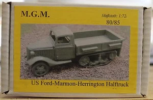 MGM 080-085 1/72 Resina Segunda Guerra Mundial Ford-Marmon-Herrington Halftrack - Imagen 1 de 2