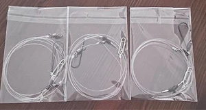 sea fishing rigs UK ready made shore rigs, Patternoster / flapper rigs, x3 - Picture 1 of 2