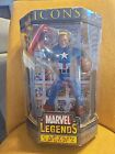 Marvel Legends Captain America Icons 12" Figure 2006 With Book Inside BRAND NEW