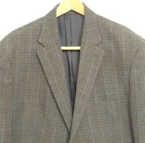 Lauren Ralph Lauren 46L Jacket Sport Coat Brown Houndstooth Check - Picture 1 of 4