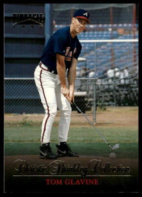 Pinnacle #4 1996 colección Tom Glavine Christie Brinkley Foto 1 de 2