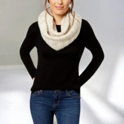 Bufanda infinita BCBGeneration para mujer Space Dye Loop beige neutro NUEVO SISTEMA OPERATIVO Foto 1 de 3