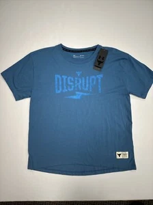 Under Armour Camicia Donna Project Rock Disrupt S/S 1356986-446 Nuova con etichette Taglia L - Foto 1 di 3