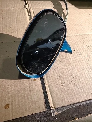 60-70-LH lateral deportivo azul espejo remoto Chevy Buick Pontiac Olds AK Foto 1 de 4