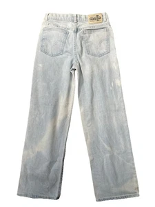 Levi Strauss & Co Silver Tab Baggy Light Wash Jeans Mädchen 14 Acid Denim Y2K Teen - Bild 1 von 13