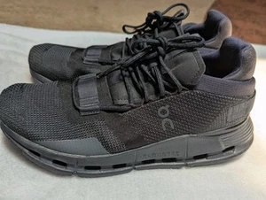 On Cloudnova 2 All Black Women's Size 8.5 Pre-Owned - Picture 1 of 12