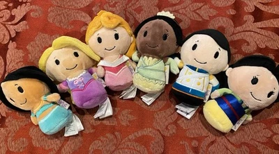 Lote de 6 peluches Hallmark Itty Bittys Príncipe y princesas Disney Foto 1 de 4