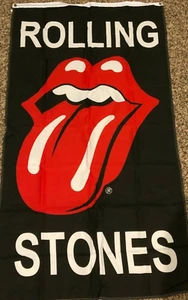 new VERTICAL ROLLING STONES ROCK BAND SINGER 3x5ft FLAG superior US seller - Picture 1 of 4