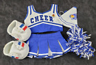 Build A Bear Clothes Cheerleader Outfit 4pc Pompoms Accessories Uniform Skirt