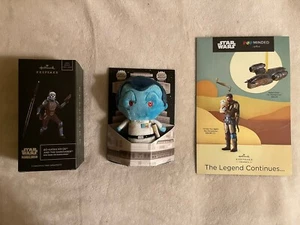 Bo-Katan Darksaber & Thrawn Itty Bitty Star Wars Celebration 2022 Hallmark - Picture 1 of 7
