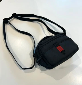 Hama Canvas Camera Bag Small/Compact Black Shoulder Strap & Pockets - Picture 1 of 3