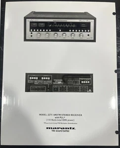 Marantz Model 2275 Stereo Receiver Werbefoto - super selten - KEINE KOPIE - Bild 1 von 1