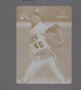 1998 PINNACLE PRESS PLATE MAGENTA/RED #2 PEDRO MARTINEZ EXPOS REAL #1/1 - Picture 1 of 2