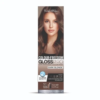 Colour Freedom Gloss Pro Naturals - Dark Blonde Semi Permanent Hair Colour 150ml - Image 1 of 4