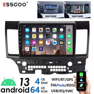 Unidad principal estéreo de auto de 10" para Mitsubishi Lancer 2007-2017 Apple Carplay SWC 4+64G - Imagen 1 de 15