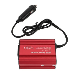150W Power Inverter DC 12V To 110V AC Fast Charging Car Inverter With 2.1A - Picture 1 of 24